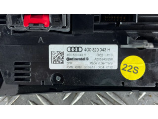 Блок управления климат-контролем 4G0820043H, 4G0820043   Audi A7 S7 4G