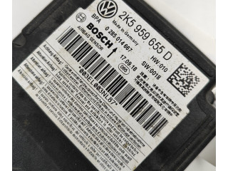 Блок подушек безопасности 2K5959655D, 0285014667 Volkswagen Caddy