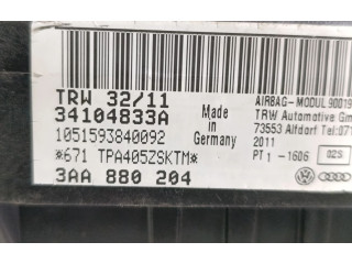 Подушка безопасности пассажира 34032785, 34005348   Volkswagen Caddy