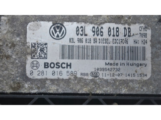 Блок управления двигателя 03L906018DB, 0281016589 Skoda Yeti (5L)