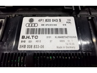 Модуль блока управления кондиционером 4F1820043S   Audi A6 S6 C6 4F