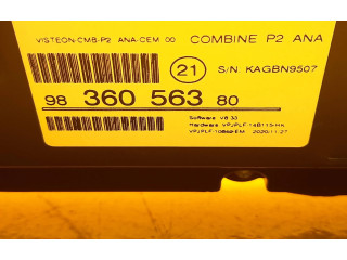 Панель приборов 9836056380, 9836056380   Peugeot 2008 II       