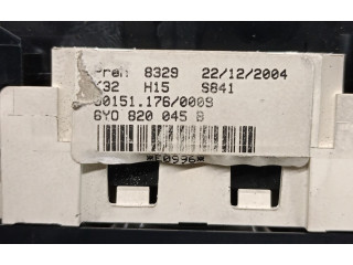 Модуль блока управления кондиционером 6Y0820045B Skoda Fabia Mk1 (6Y)