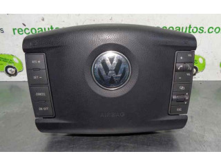 Подушка безопасности водителя 3D0880201BL Volkswagen Phaeton