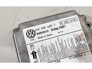 Блок подушек безопасности 1K0909605T, 1K0909605T   Skoda Octavia Mk2 (1Z)