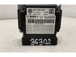 Блок подушек безопасности 2K5959655, 0285012782   Volkswagen Caddy