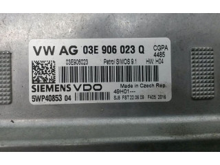 Блок управления двигателя 03E906023Q, 03E906023Q   Skoda Fabia Mk2 (5J)