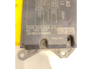 Блок подушек безопасности 5Q0959655AT Skoda Superb B8 (3V)