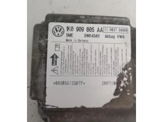 Блок подушек безопасности 1K0909605AA   Skoda Octavia Mk2 (1Z)