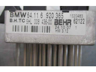 Вентилятор печки    64116920365   BMW X3 E83