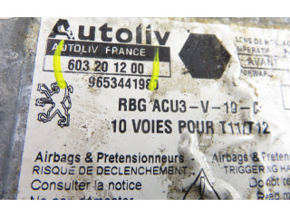 Блок подушек безопасности 603201200, 603201200 Peugeot 206