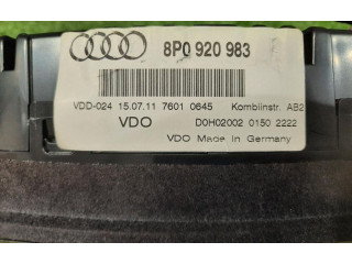 Панель приборов 8P0920983, 8P0920983   Audi A3 S3 A3 Sportback 8P       