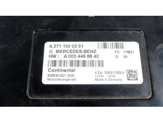 Řídící jednotka A2711500391 Mercedes-Benz E W212 2011