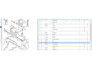 Топливная рампа 8658252 Volvo S60 для двигателя D 5244 T