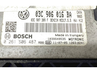 Блок управления двигателя 03C906016BA, 03C907309F Volkswagen Cross Touran II