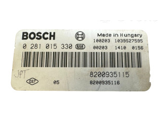 Řídící jednotka 8200935116, 8200935115 Opel Vivaro 2008