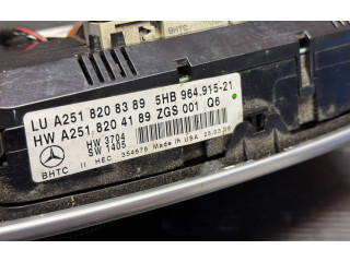 Блок управления климат-контролем A2518204189, 5HB96491521   Mercedes-Benz GL X164