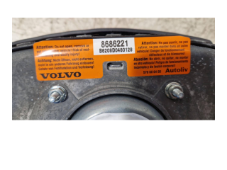 Подушка безопасности водителя 8686221, B6208D0480128 Volvo XC90