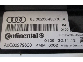 Блок управления климат-контролем 8U0820043E Audi Q3 8U