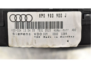 Панель приборов 8P0920900MX   Audi A3 S3 8P       