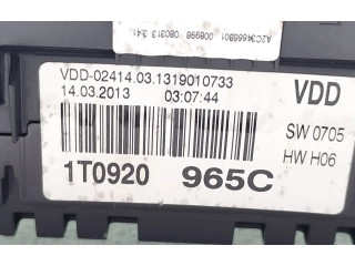 Панель приборов 1T0920965C   Volkswagen Touran II       