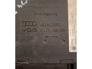 Блок комфорта 4B0962258D, 410215006005 Audi A6 S6 C5 4B