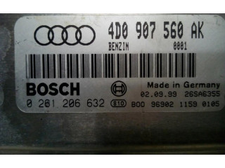 Блок управления двигателем Блок управления 4D0907560AK Audi A8 S8 D2 4D