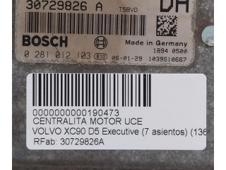 Блок управления двигателем Блок управления 30729826A   Volvo XC90