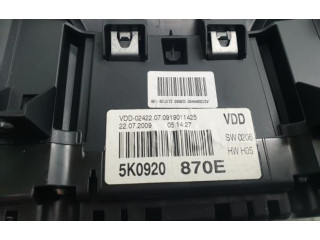 Панель приборов 5K0920870E, 193487KMS Volkswagen Golf VI