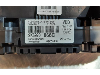 Přístrojová deska Volkswagen Caddy 2018 2K5920866C