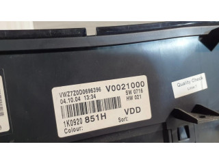 Přístrojová deska  Volkswagen Golf V 2005 1K0920851H, V0021000  