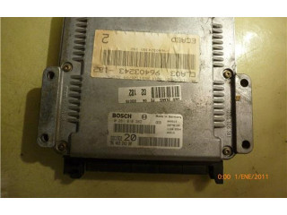 Блок управления двигателем Блок управления 281010362, 9640324380   Peugeot 306
