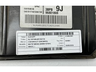 Комплект блоков управления 96801808, 5WY5451B   Chevrolet Matiz