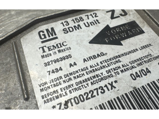 Блок подушек безопасности 13158712, ZJT0022731X   Opel Meriva A