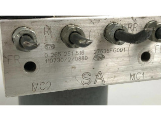 Блок АБС 27536FG091, 11073020880 Subaru Impreza III 2008-2011 года