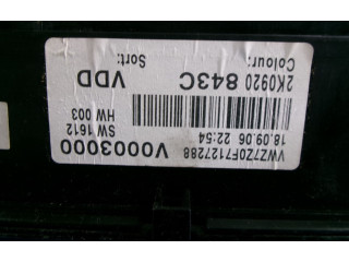 Панель приборов 2K0920843C, 2K0920843C Volkswagen Caddy