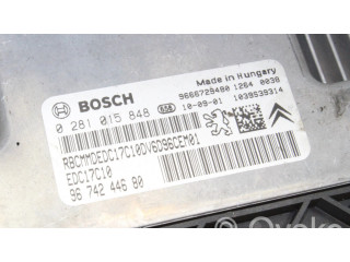 Řídící jednotka 0281015848, 9674244680 Citroen C3 Pluriel 2014