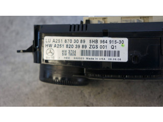 Блок управления климат-контролем a2518703089, A2518203989   Mercedes-Benz GL X164