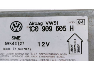 Блок подушек безопасности 1C0909605H, 5WK43127 Skoda Fabia Mk1 (6Y)