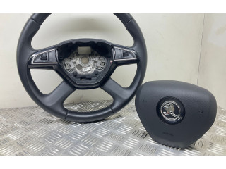 Руль Skoda Octavia Mk3 (5E) 2013 - 2019 года 5E0419091AC, 5E0880201B