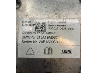 Блок подушек безопасности 315A19AB601, A3C02710603   BMW X3 G01