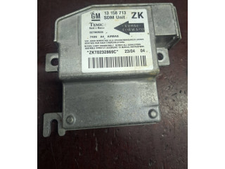 Блок подушек безопасности 13158713, 327963935   Opel Meriva A