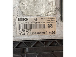 Блок управления двигателя 51847392, 0281015160 Alfa Romeo 159