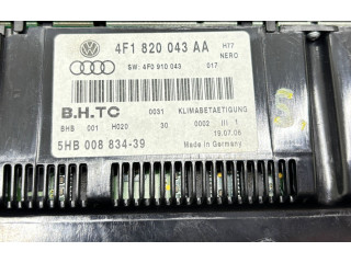 Блок управления климат-контролем 4F1820043AA   Audi A6 S6 C6 4F