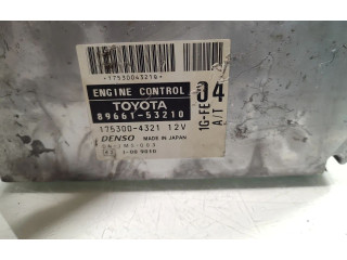 Блок управления двигателя 89661-53210, 175300-4321 Lexus IS 200-300