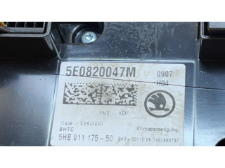 Блок управления климат-контролем 5E0820047M Skoda Octavia Mk3 (5E)