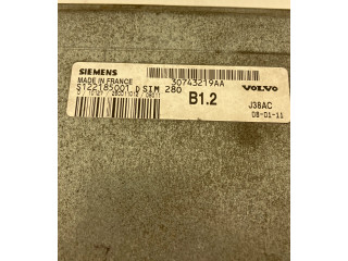 Блок управления двигателя 30743219AA, S122185001D Volvo C30