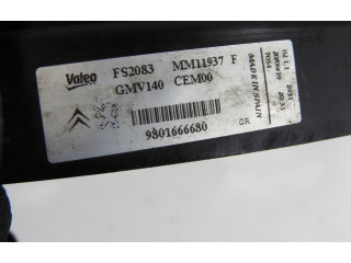 Вентилятор радиатора 9801666680 Citroen C4 Cactus