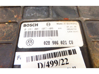 Блок управления двигателя 0281001407, 028906021CQ   Volkswagen Caddy