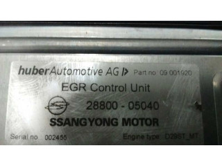 Блок управления двигателя 2880005040 SsangYong Rexton